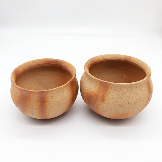 木箱入り 備前焼 ワイングラス【 ろぜ蔵・ひだすき(ペア)】備前焼作家と「プレヴナン」がコラボ! 「ロゼワイン」を楽しむための 備前焼ワイングラス (岡山県産 作家 小橋俊允 オリジナル ギフト プレゼント お祝い 父の日 母の日 結婚祝い 還暦祝い 家飲み ワイン グラス)