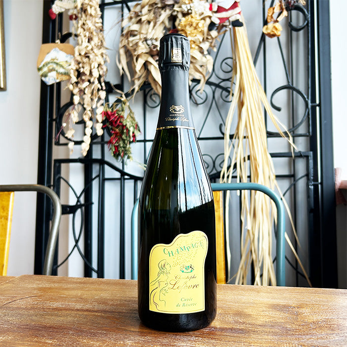 クリストフ・ルフェーヴル [ シャンパーニュ キュヴェ・ド・レゼルヴ・ブリュット ノン・ドゼ ] フランス シャンパーニュ スパークリング 泡 白 辛口 （750ml）ナチュラルワイン 自然派ワイン オーガニックワイン オーガニック 無農薬