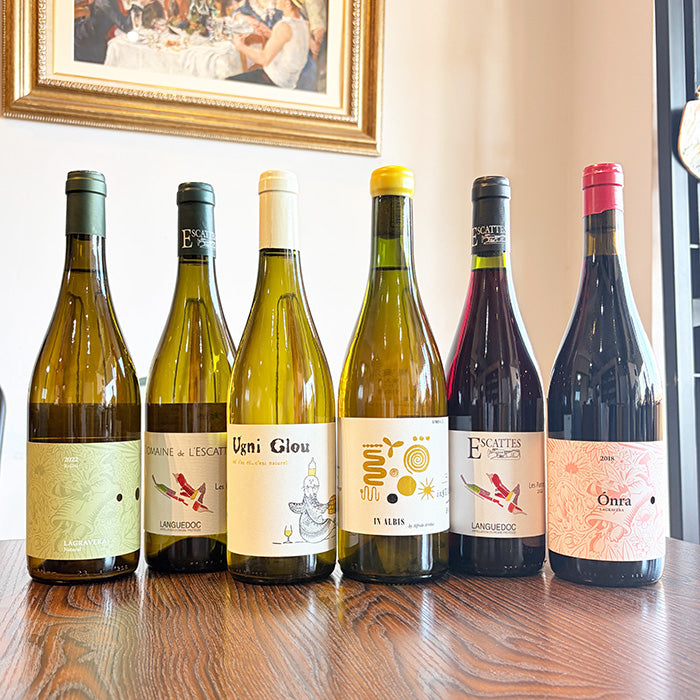 ナチュラルワイン 【 月替わり 2月限定 6本 セット 】（750ml×6） 白 オレンジ 赤 自然派ワイン 無農薬 オーガニック オーガニックワイン 酸化防止剤 不使用 無添加 ワイン 白ワイン 赤ワイン