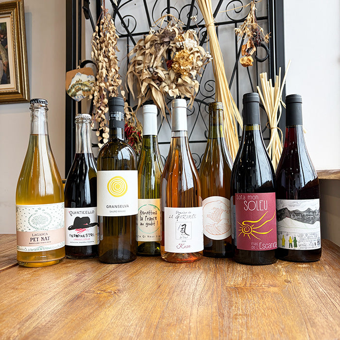 ナチュラルワイン 【 月替わり 3月限定 8本 セット 】（750ml×8） 泡 白 オレンジ ロゼ 赤 自然派ワイン 無農薬 オーガニック オーガニックワイン 酸化防止剤 不使用 無添加 ワイン 白ワイン 赤ワイン パーティー